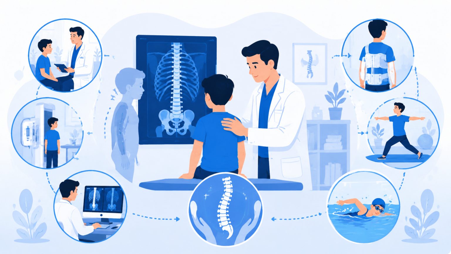How Dr. Zain Treats Scoliosis in Children From Early Detection to Advanced Spine Care